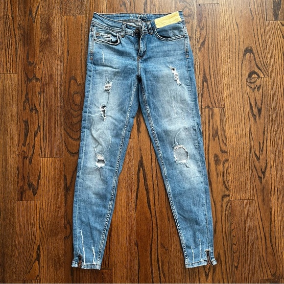 Zara Bundle Lot Skinny Jeans Sz 2 and 6 - Picture 4 of 10
